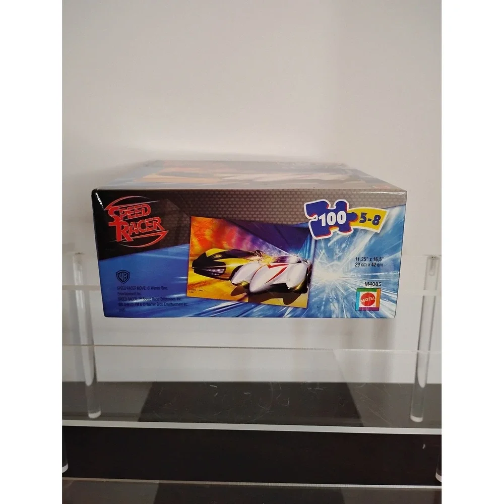 Mattel Speed Racer Movie 100 Piece Jigsaw Puzzle Mach 5 Racer X M4085 2008 NEW